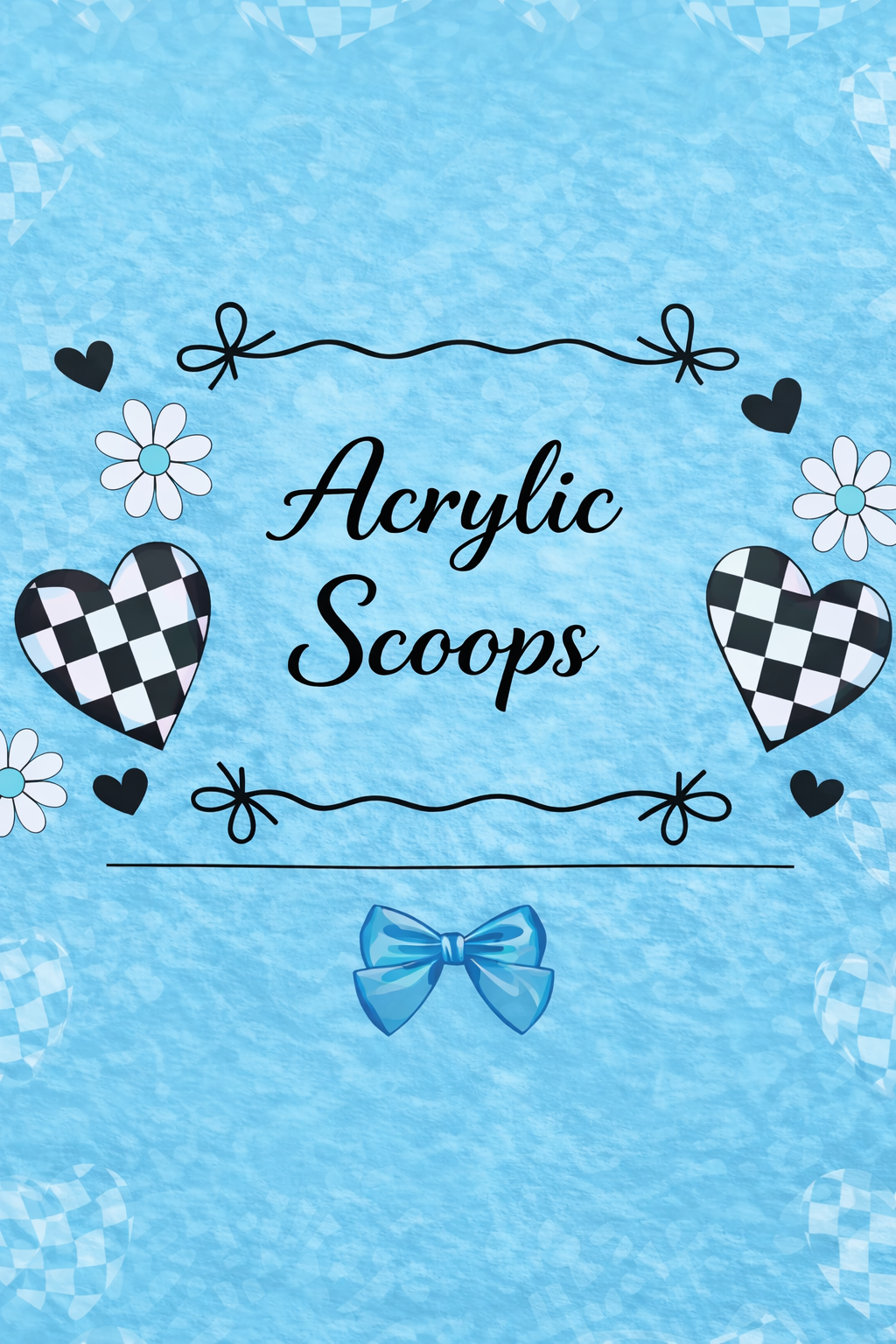 Acrylic Charm Scoops