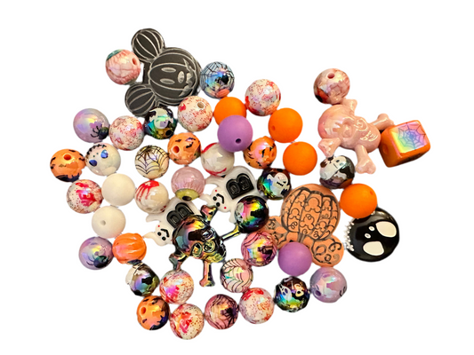Halloween mix bead bag