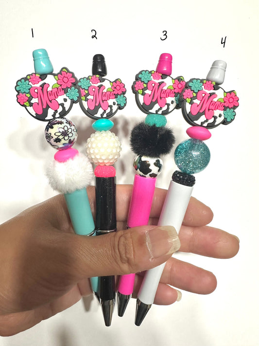 Cow Print Mama Focal Pens
