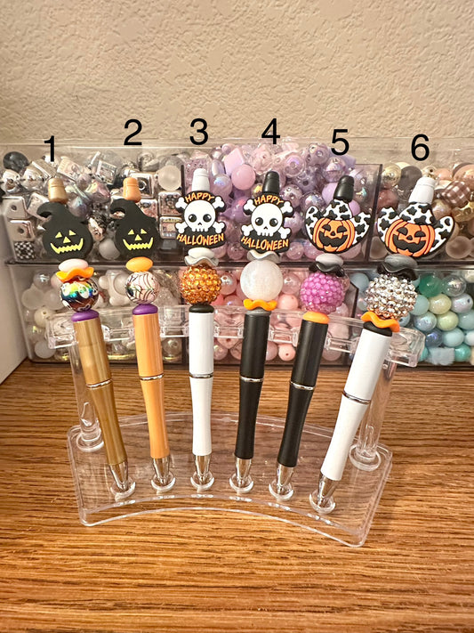Halloween pumpkins/skull focal pens