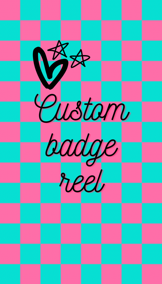 Custom Badge Reel Listing