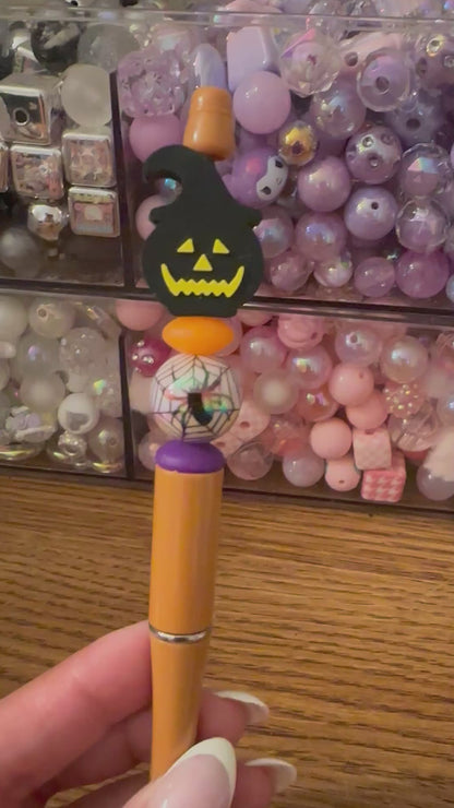 Halloween pumpkins/skull focal pens