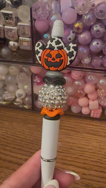 Halloween pumpkins/skull focal pens
