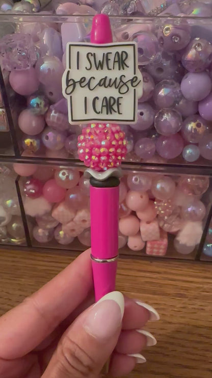 I swear because I care focal pens
