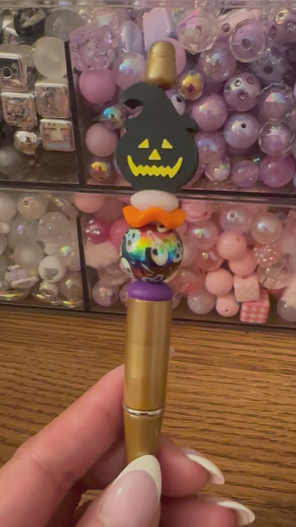 Halloween pumpkins/skull focal pens