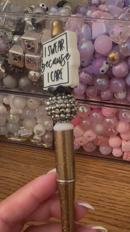 I swear because I care focal pens