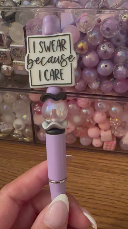 I swear because I care focal pens