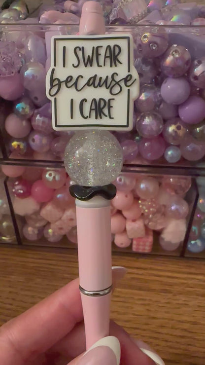 I swear because I care focal pens